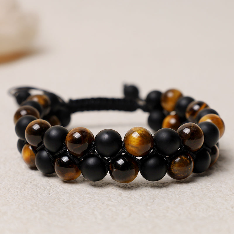 Buddha Stones Protection Tiger’s Eye Bracelet