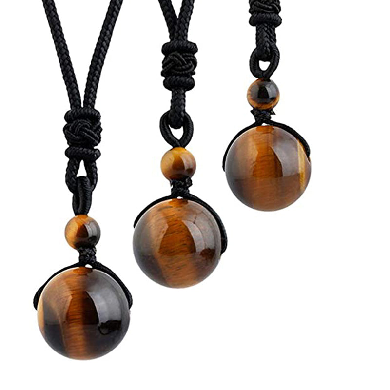 Buddha Stones Tibetan Tiger’s Eye Bracelet Necklace Set