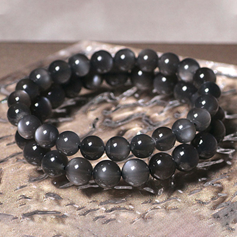 Buddha Stones Natural Moonstone Positive Love Beads Bracelet